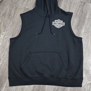 Harley Davidson Screamin Eagle Sleeveless Hoodie